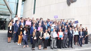 <p>Solicitors protesting against the new fees system during the summer. File picture: Collins Courts</p> <p>Solicitors protesting against the new fees system during the summer. File picture: Collins Courts</p>