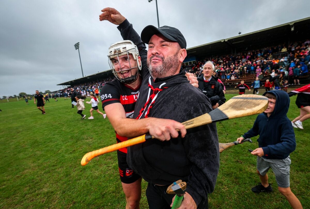 Ballygunner’s Dessie Hutchinson celebrates after his side's victory over Fourmilewater. Pic: ©INPHO/Ryan Byrne Ballygunner’s Dessie Hutchinson celebrates after his side's victory over Fourmilewater. Pic: ©INPHO/Ryan Byrne
