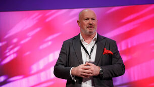<p>Former Ireland rugby international Frankie Sheahan co-founded the Pendulum Summit series of motivational symposia with his wife, Norma. <span class="contextmenu emphasis CaptionCredit">Picture: Conor McCabe Photography</span>
</p> <p>Former Ireland rugby international Frankie Sheahan co-founded the Pendulum Summit series of motivational symposia with his wife, Norma. <span class="contextmenu emphasis CaptionCredit">Picture: Conor McCabe Photography</span>
</p>
