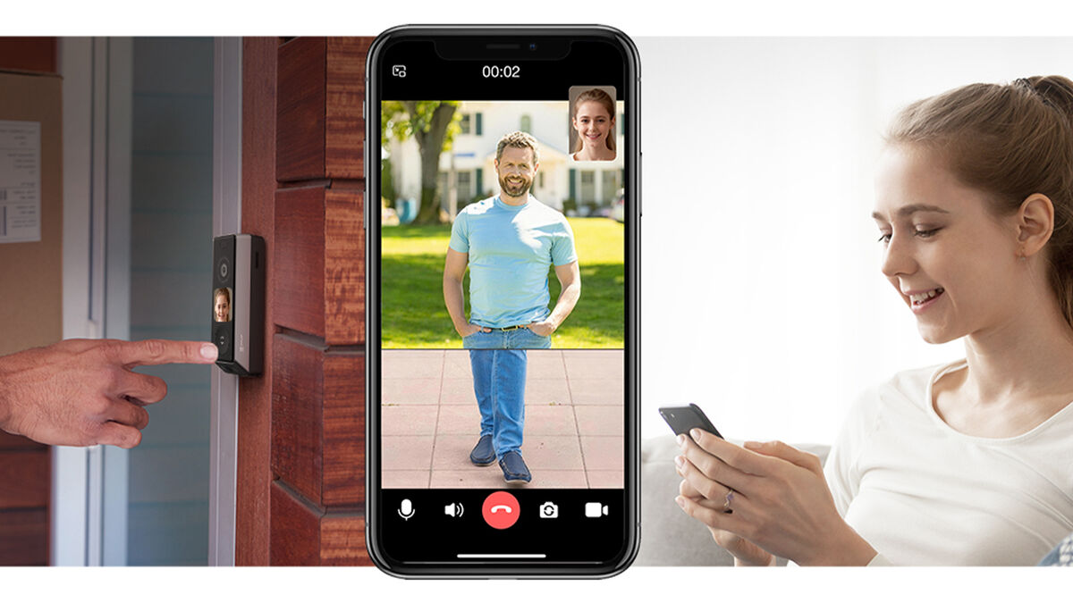 You can easily manage settings, AI alerts, and two-way video calls through the intuitive Ezviz app. Picture: Ezviz
