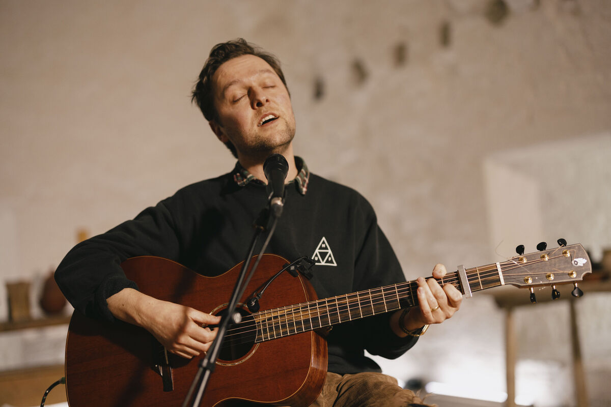 Joshua Burnside performs at The Anam Sessions, Thursday, RTÉ One, 11.05pm