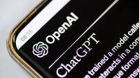 London. UK-08.01.2023. The logo and name of the technology company OpenAI which developed the ChatGPT.