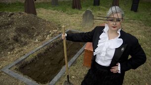 <p>Siobhán McSweeney in episode three of The Traitors Ireland</p>