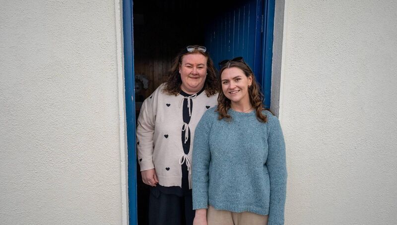 Marie Kinane, right, with her mother Anne. Marie Kinane, right, with her mother Anne.