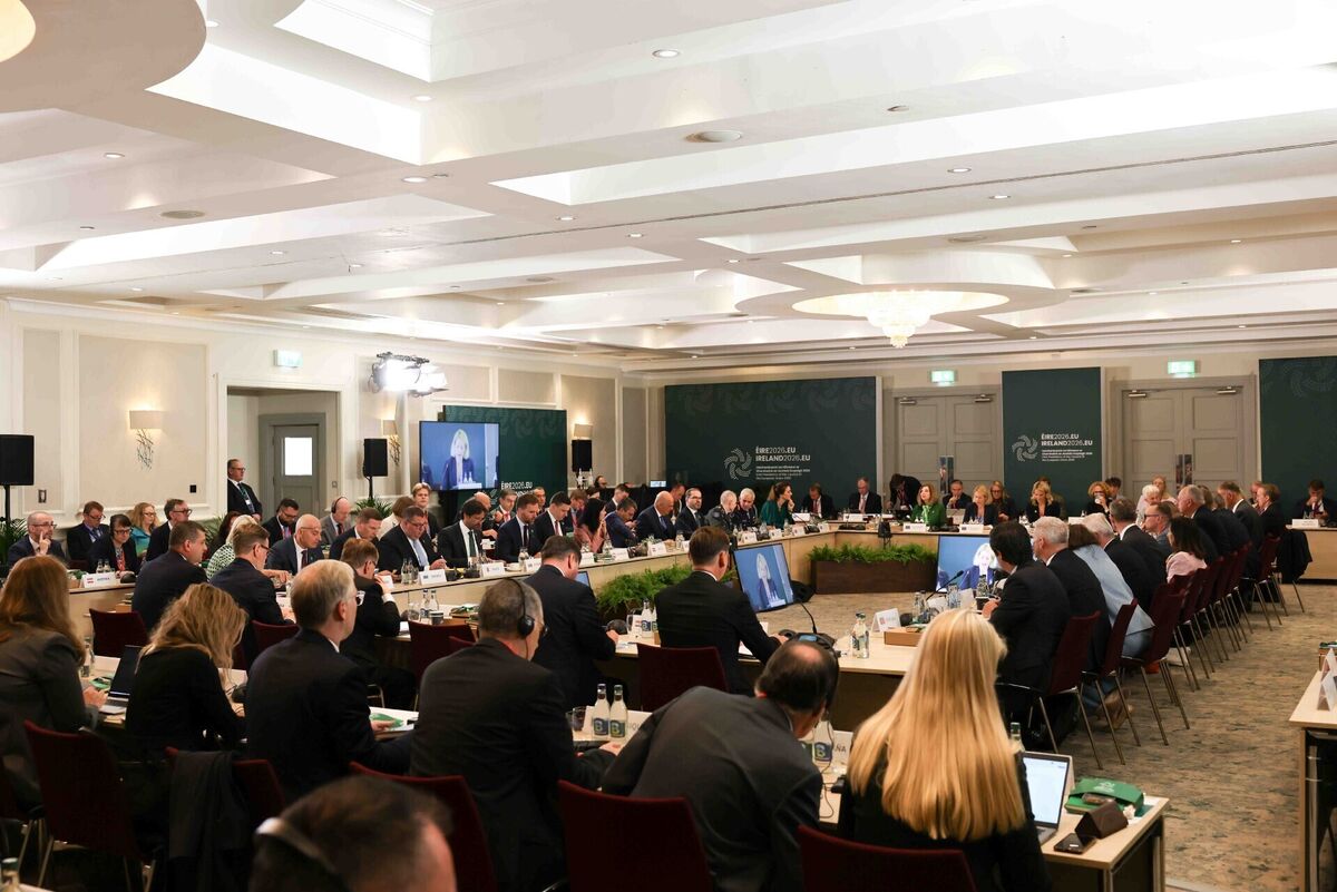 The EU defence ministers' informal meeting in Co Wicklow on Tuesday. Picture: Ireland2026eu/PA The EU defence ministers' informal meeting in Co Wicklow on Tuesday. Picture: Ireland2026eu/PA