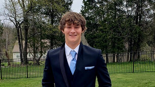 Mr Pysher was shot twice in the chest, prosecutors said (Erin Pysher via AP) Mr Pysher was shot twice in the chest, prosecutors said (Erin Pysher via AP)