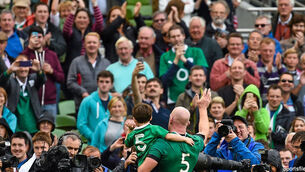 Watch Paul O'Connell express his appreciation of the Irish fans