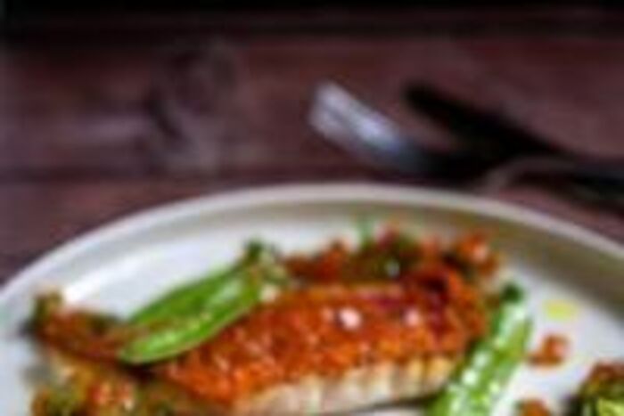 Red Mullet with Sauce Vierge