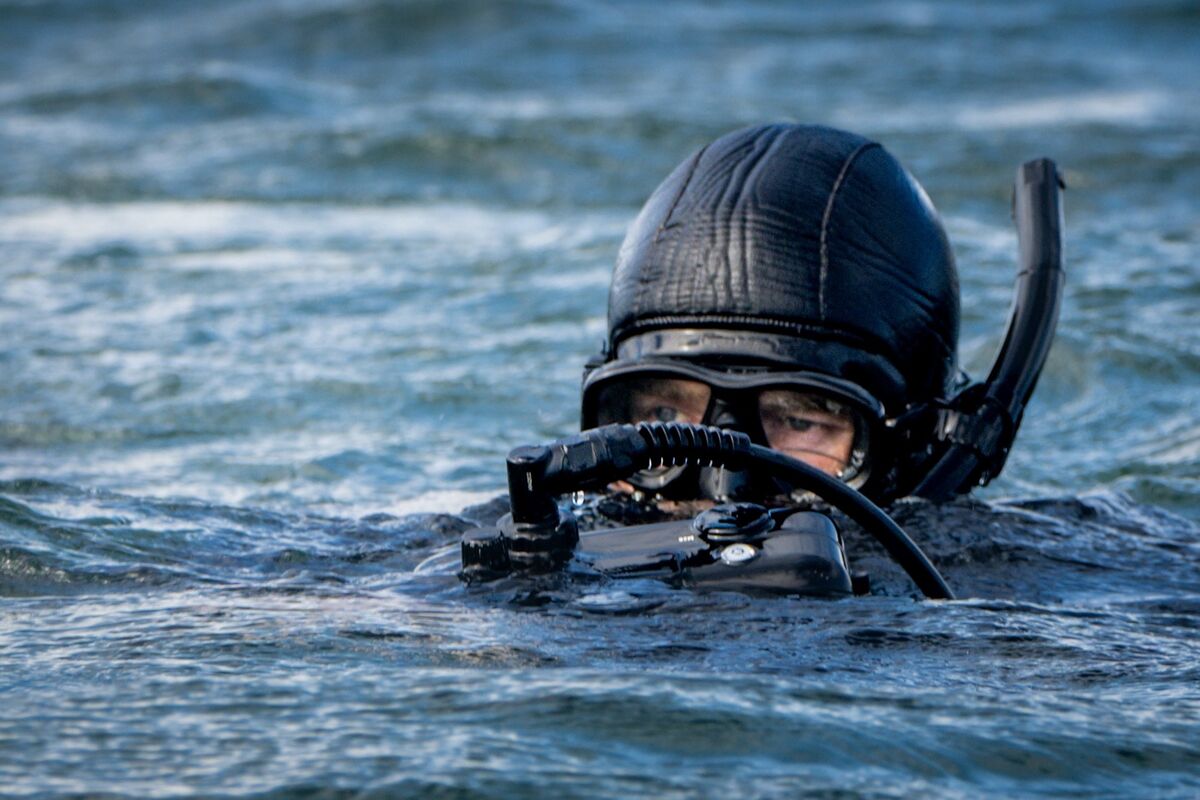 Marine filmmaker and conservationist Ken O’Sullivan in the waters of Tralee Bay, Co Kerry, using his camera to document the wildlife beneath the surface. Picture: Chani Anderson Marine filmmaker and conservationist Ken O’Sullivan in the waters of Tralee Bay, Co Kerry, using his camera to document the wildlife beneath the surface. Picture: Chani Anderson