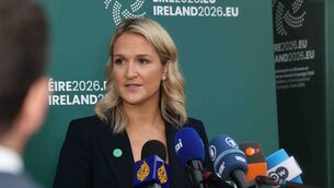 <p>Helen McEntee: I do think that in the future we will have a border poll at some stage. Picture: PA</p>