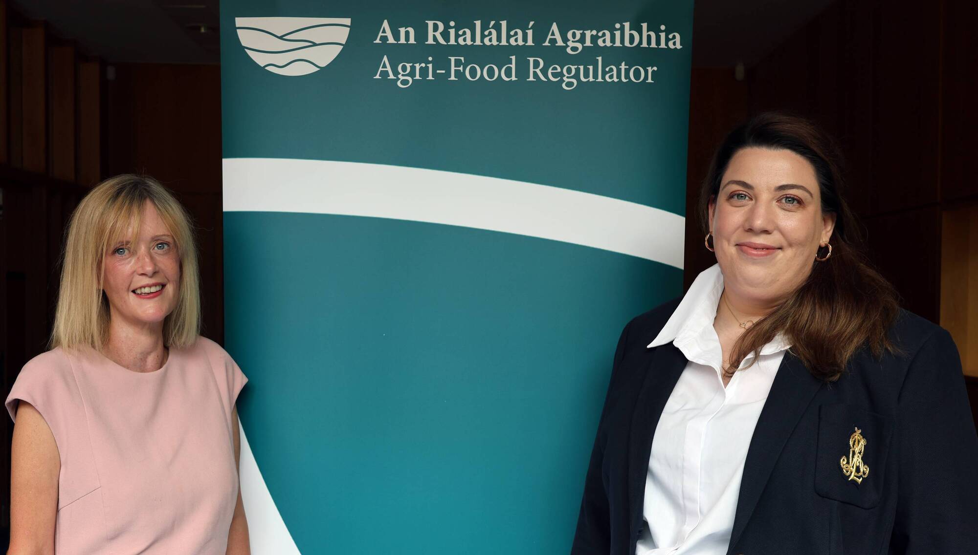 Ciara O’Gorman, left, head of legal and research, and Anne Hayden, policy and research officer at the Agri-Food Regulator.