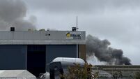 Queen's Island Belfast fire