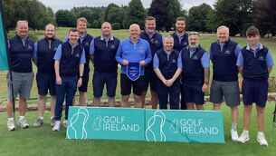 <p>Royal Curragh celebrate winning the 2026 AIG Men’s Junior Cup Leinster Central Pennant at Portarlington.</p> <p>Royal Curragh celebrate winning the 2026 AIG Men’s Junior Cup Leinster Central Pennant at Portarlington.</p>