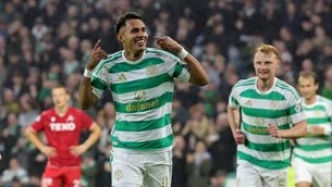 <p>DURAN DURAN: Celtic's Camilo Duran celebrates after scoring his sides first goal. Pic: Steve Welsh/PA Wire.</p> <p>DURAN DURAN: Celtic's Camilo Duran celebrates after scoring his sides first goal. Pic: Steve Welsh/PA Wire.</p>