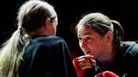 Katie taylor with young fan Clodagh Keating 2/9/2026