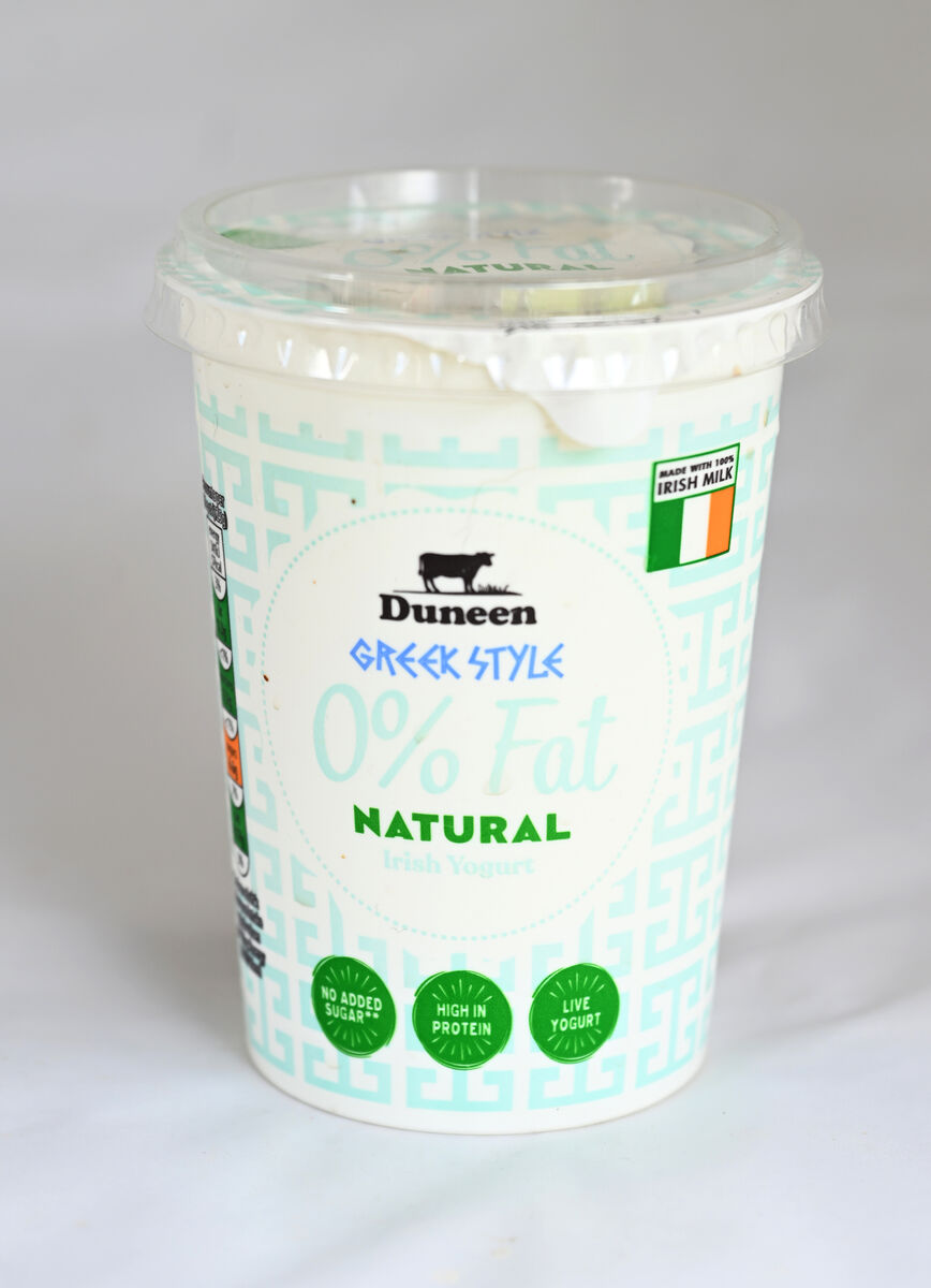 Duneen Greek style 0% Fat yogurt. Picture: Larry Cummins Duneen Greek style 0% Fat yogurt. Picture: Larry Cummins