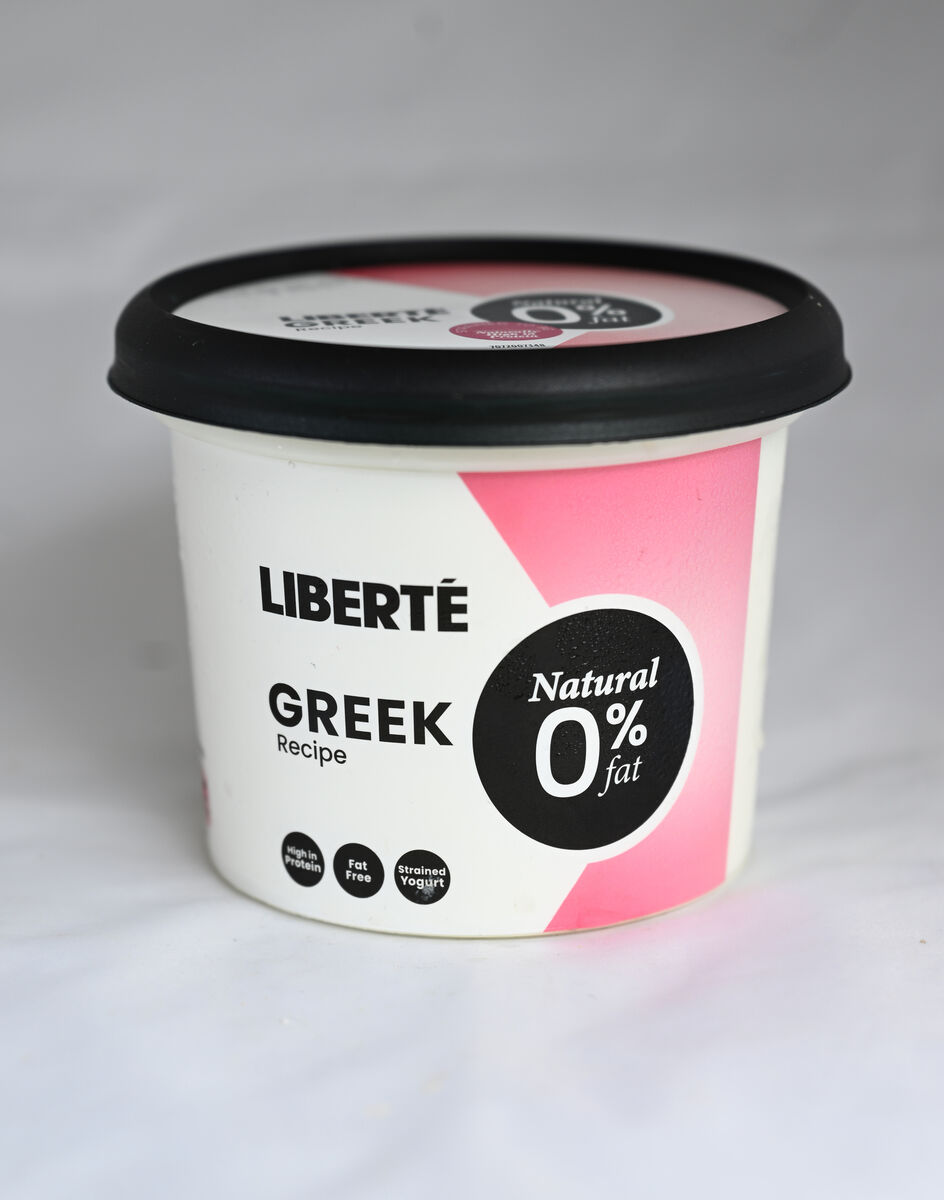Liberte Greek recipe natural 0% fat yogurt. Picture: Larry Cummins Liberte Greek recipe natural 0% fat yogurt. Picture: Larry Cummins