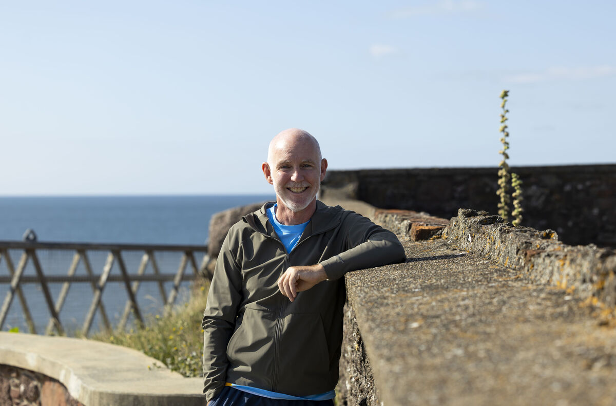Ray D'Arcy has a knack for making exercise seem fun. Picture: Mary Browne