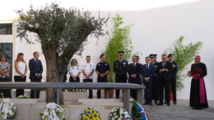 A memorial to those killed in the crash has been unveiled in Lisbon (Armando Franca/AP) A memorial to those killed in the crash has been unveiled in Lisbon (Armando Franca/AP)