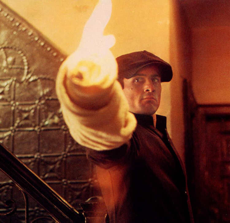 Robert De Niro in a scene from The Godfather II. Robert De Niro in a scene from The Godfather II.