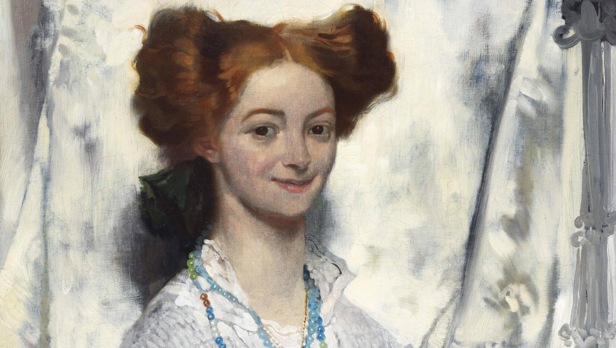 'Young Ireland (1907)' by William Orpen (1878 – 1931), which was recently acquired by the National Gallery of Ireland. Its subject, Grace Gifford, was the bright, confident face of the emerging new Ireland.