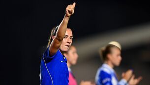 <p>Katie McCabe of Chelsea acknowledges the crowd. Pic: Patrick Khachfe/Getty Images</p> <p>Katie McCabe of Chelsea acknowledges the crowd. Pic: Patrick Khachfe/Getty Images</p>