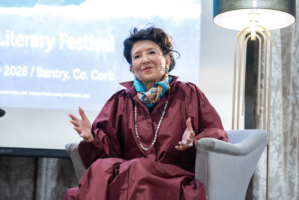Jung Chang chats to Deirdre O'Shaughnessy at the West Cork Literary Festival in July. Picture: Karlis Dzjamko Jung Chang chats to Deirdre O'Shaughnessy at the West Cork Literary Festival in July. Picture: Karlis Dzjamko