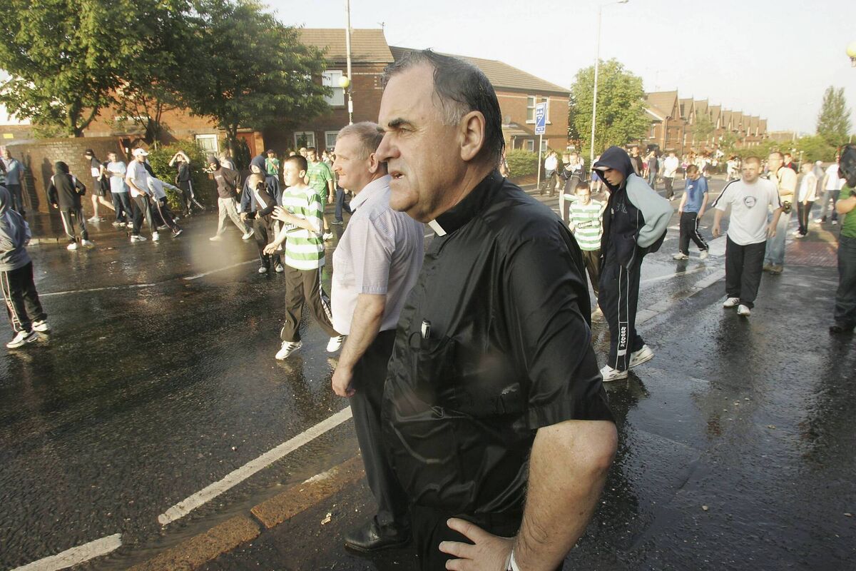 At the centre of the whole affair was Fr Aidan Troy, chair of the school’s board of management. Picture: Getty Images At the centre of the whole affair was Fr Aidan Troy, chair of the school’s board of management. Picture: Getty Images