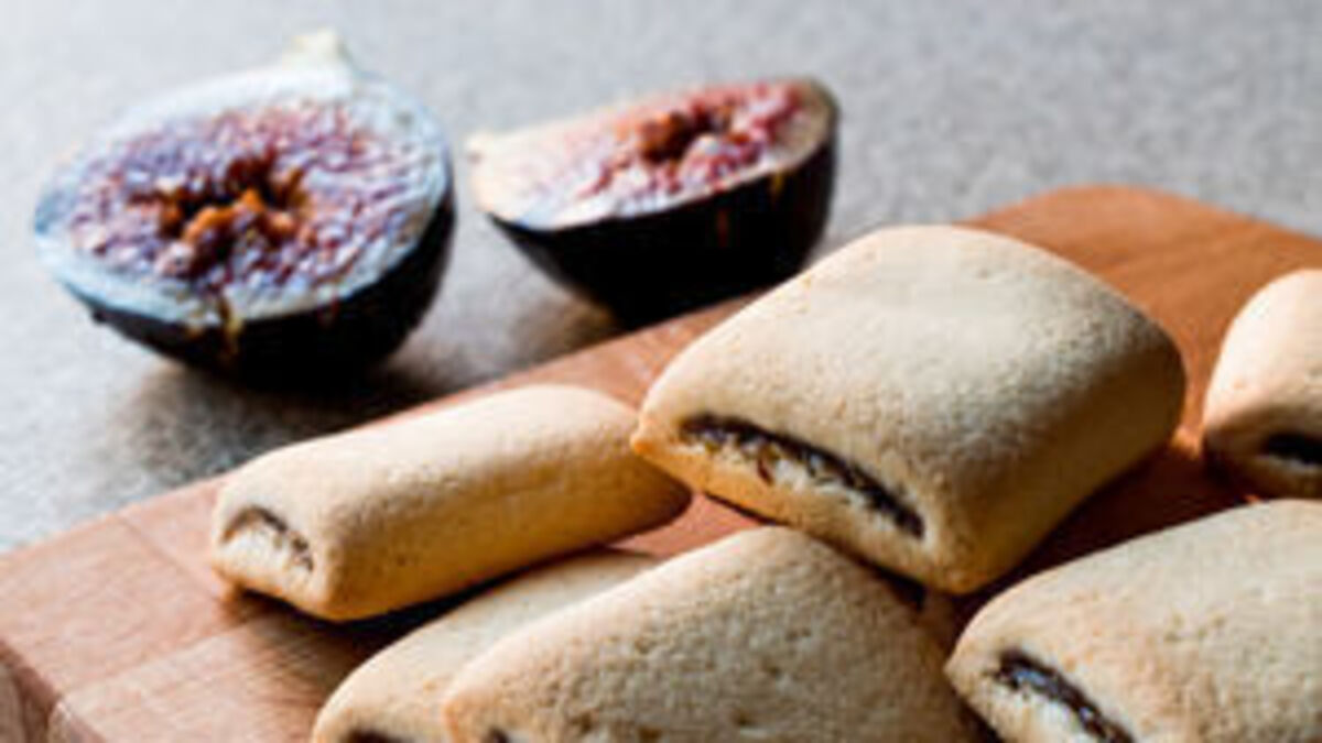 Homemade fig rolls