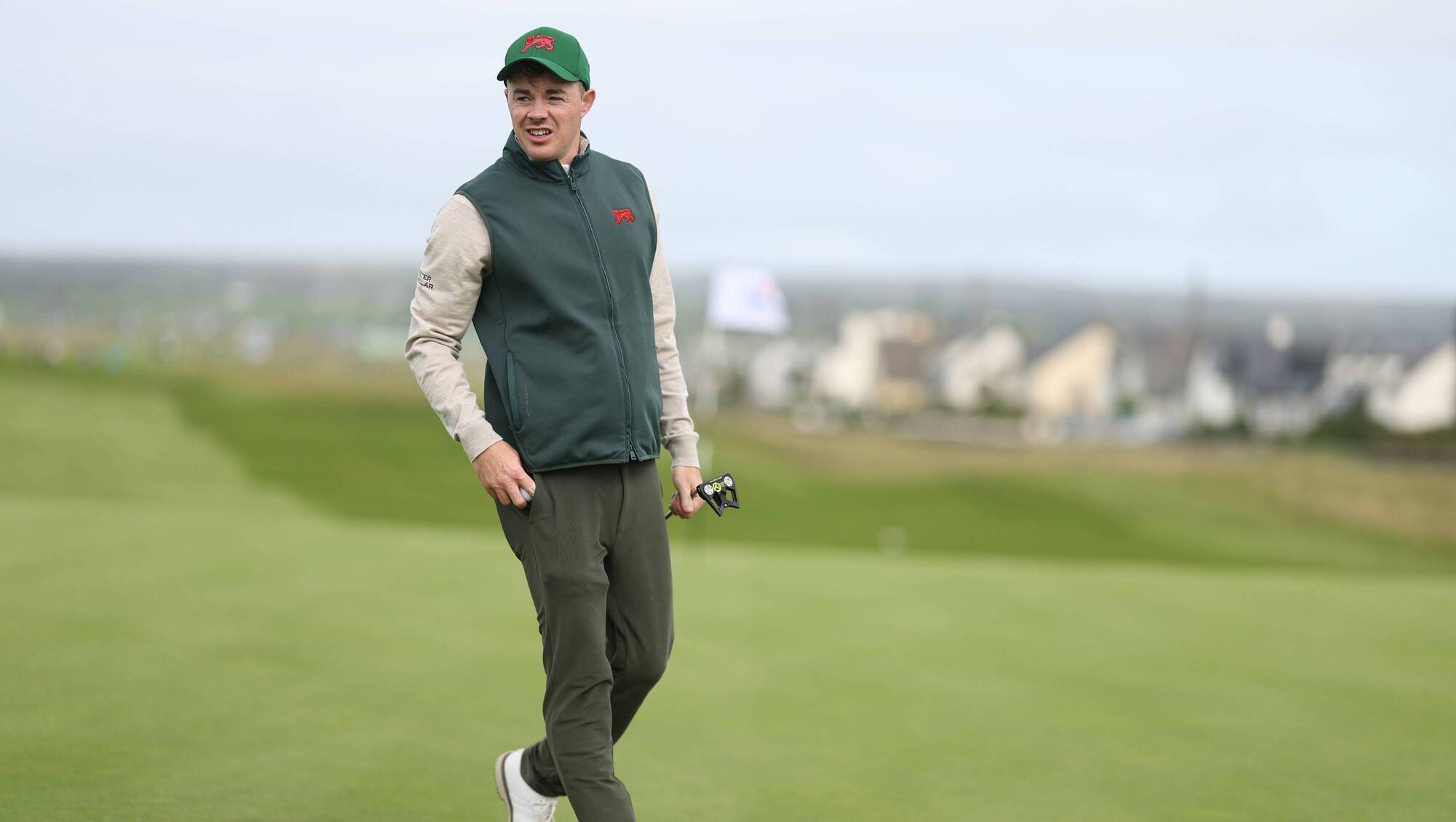 Stuart Grehan of Team GB&I prior to the Walker Cup. Pic: Oisin Keniry/R&A/R&A via Getty Images) 