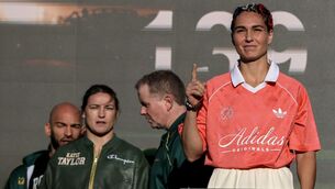 <p>Flora Pili, who takes on Katie Taylor at Croke Park on Saturday night, is 12-0 in her pro boxing career. Pic: ©INPHO/Gary Carr</p> <p>Flora Pili, who takes on Katie Taylor at Croke Park on Saturday night, is 12-0 in her pro boxing career. Pic: ©INPHO/Gary Carr</p>