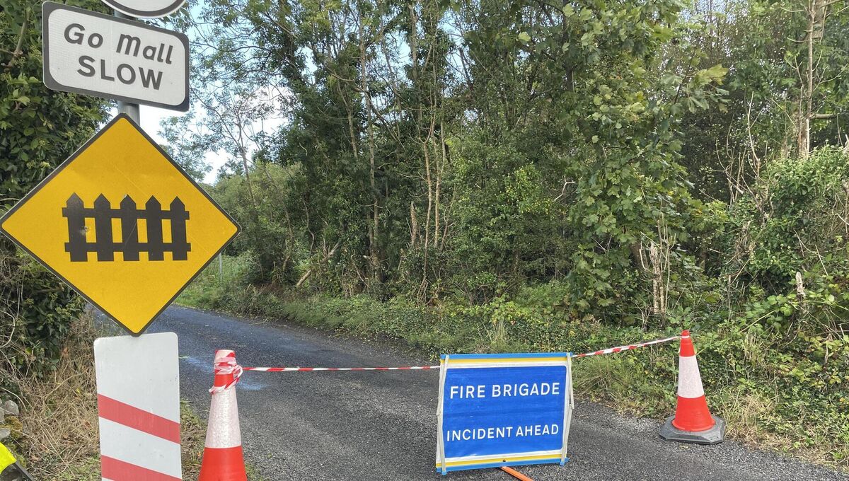 The collision occurred at a user-operated level crossing at Kiltybo, near Ballyhaunis, in Co Mayo, shortly before 9pm on Thursday. Leon Farrell/RollingNews The collision occurred at a user-operated level crossing at Kiltybo, near Ballyhaunis, in Co Mayo, shortly before 9pm on Thursday. Leon Farrell/RollingNews