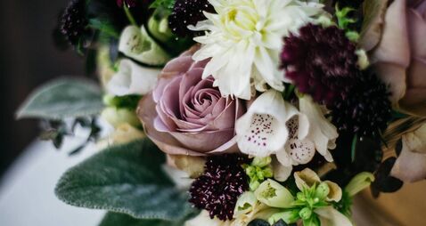 Bouquet of flowers in vase