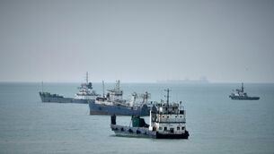 Fighting has intensified over the Strait of Hormuz (AP)