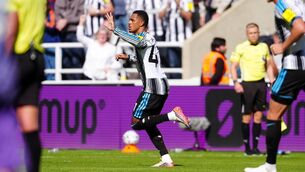 <p>Newcastle United's Jacob Ramsey celebrates scoring a late equaliser.</p> <p>Newcastle United's Jacob Ramsey celebrates scoring a late equaliser.</p>