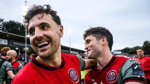 <p>Club Orange Men's FAI Cup Quarter-Final, Richmond Park, Dublin 5/9/2026</p> <p>Club Orange Men's FAI Cup Quarter-Final, Richmond Park, Dublin 5/9/2026</p>