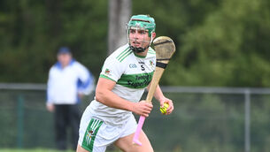 <p> Kanturk midfielder Brian O'Sullivan scored 1-12 for his side in the victory over Blackrock. Pic: Larry Cummins</p>