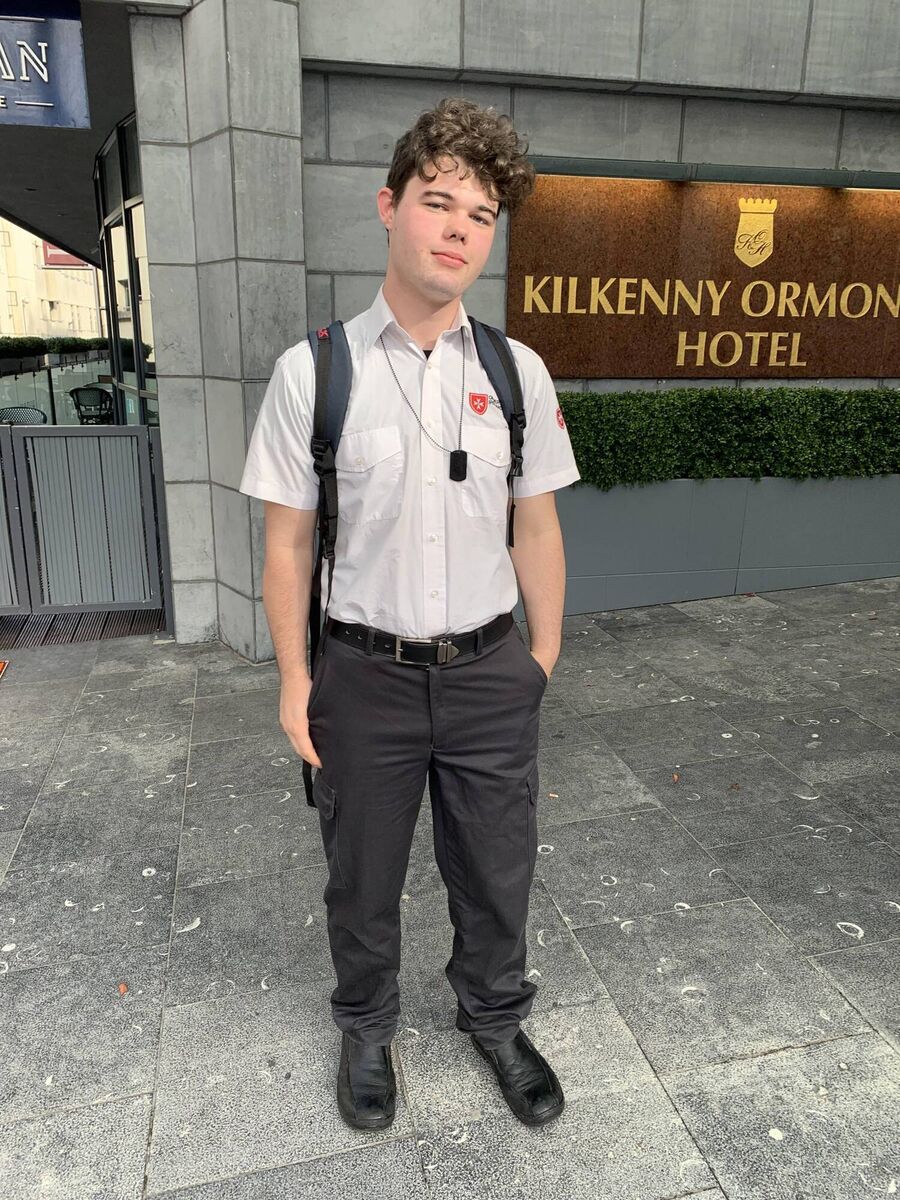 Evan Fitzgerald in Order of Malta attire. File picture Evan Fitzgerald in Order of Malta attire. File picture