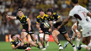 <p>La Rochelle beat Toulouse 30-27 in their opening game of the Top 14 season. Pic: XAVIER LEOTY / AFP via Getty Images</p>