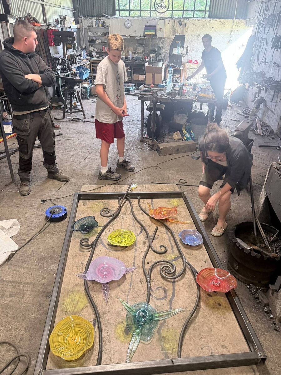 Rory's exhibition piece for the 'Of Sand & Ash’ display currently running in Kilkenny. Rory's exhibition piece for the 'Of Sand & Ash’ display currently running in Kilkenny.