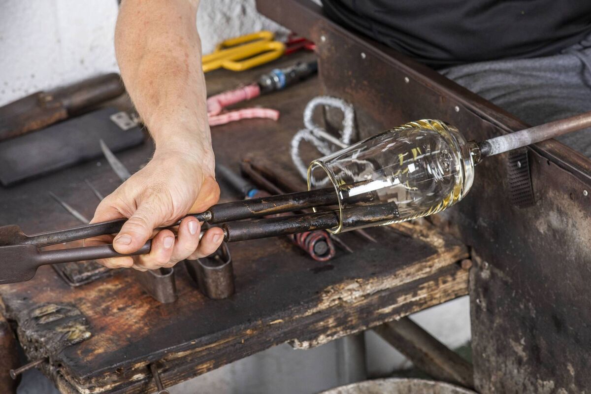 Rory Leadbetter, Jerpoint, at work in his workshop. Rory Leadbetter, Jerpoint, at work in his workshop.