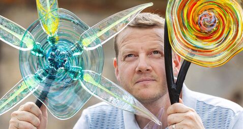 Heart of glass: Rory Leadbetter continues the family business
