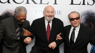 <p>File photo of Jack Nicholson (right), director Rob Reiner and Morgan Freeman (left) arriving for the UK Premiere of The Bucket List back in 2008.</p> <p>File photo of Jack Nicholson (right), director Rob Reiner and Morgan Freeman (left) arriving for the UK Premiere of The Bucket List back in 2008.</p>