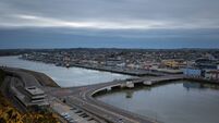Edmund Rice Bridge pic.jpg Aerial view of the city of Waterford. Ireland.