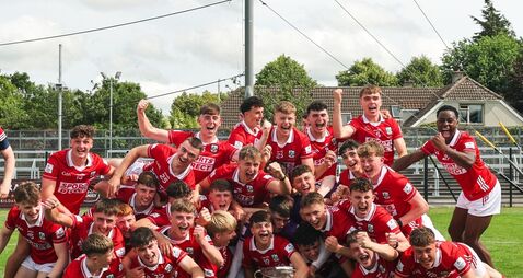 Cork players celebrate  5/7/2026