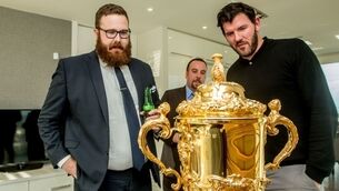 VIDEO: Would you be able to resist taking a picture with the Webb Ellis Cup?