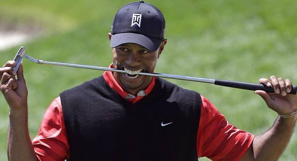 Tiger Woods is back on top of a leaderboard again