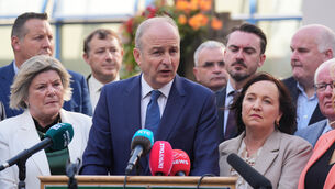 <p>Micheál Martin described the incident as ‘horrific’ (Niall Carson/PA)</p>