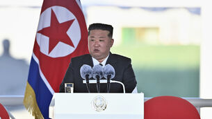 <p>The one-kilometre bridge spans the Tumen River between Khasan in Russia’s far east and Tumangang in North Korea. Picture: (Korean Central News Agency/Korea News Service via AP, File)</p> <p>The one-kilometre bridge spans the Tumen River between Khasan in Russia’s far east and Tumangang in North Korea. Picture: (Korean Central News Agency/Korea News Service via AP, File)</p>