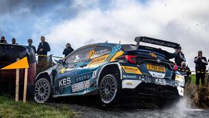 <p>Kris Meeke/Noel O'Sullivan (Toyota GR Yaris Rally2) won Rali Ceredigion, the penultimate round of the FIA European Rally Championship. Picture: @World / Red Bull Content Pool.</p> <p>Kris Meeke/Noel O'Sullivan (Toyota GR Yaris Rally2) won Rali Ceredigion, the penultimate round of the FIA European Rally Championship. Picture: @World / Red Bull Content Pool.</p>